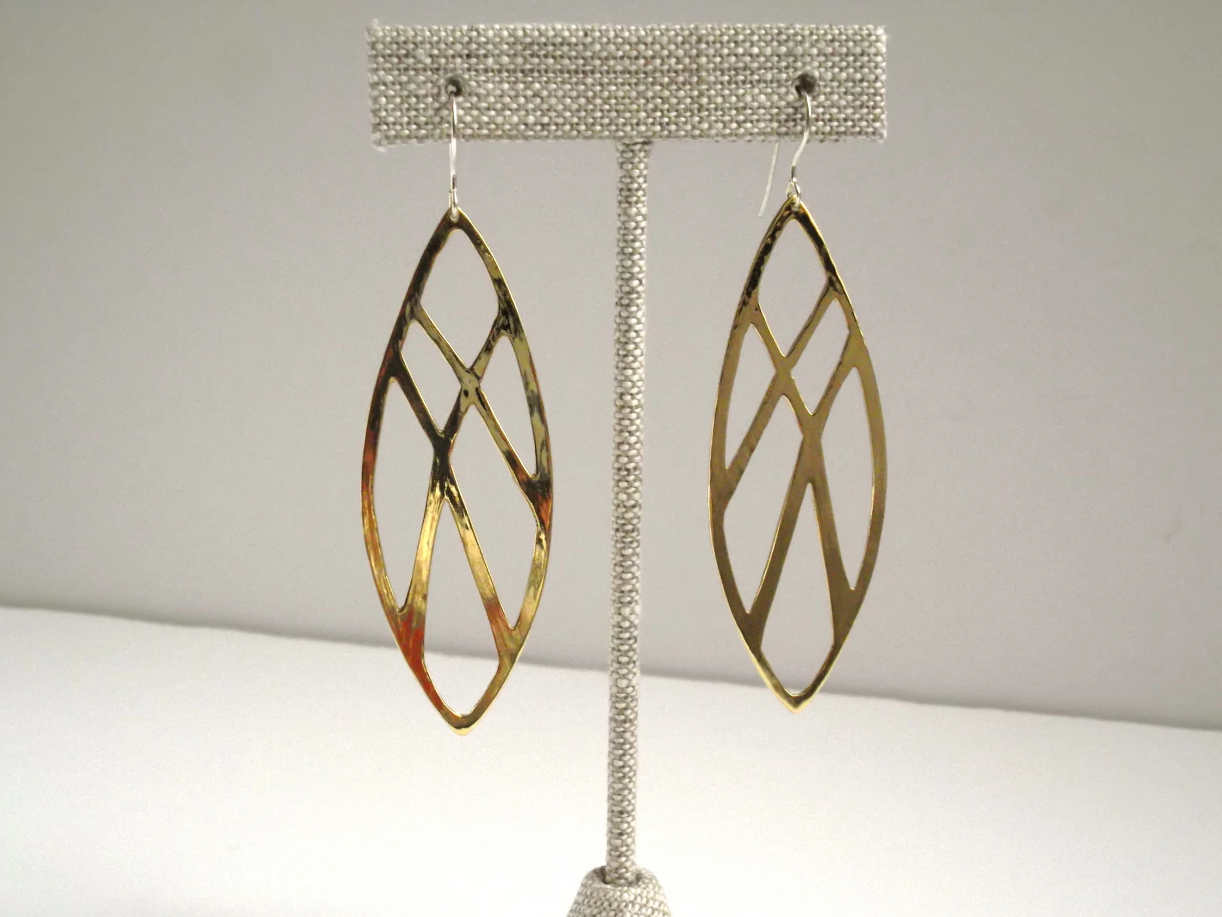 Modern wave earrings