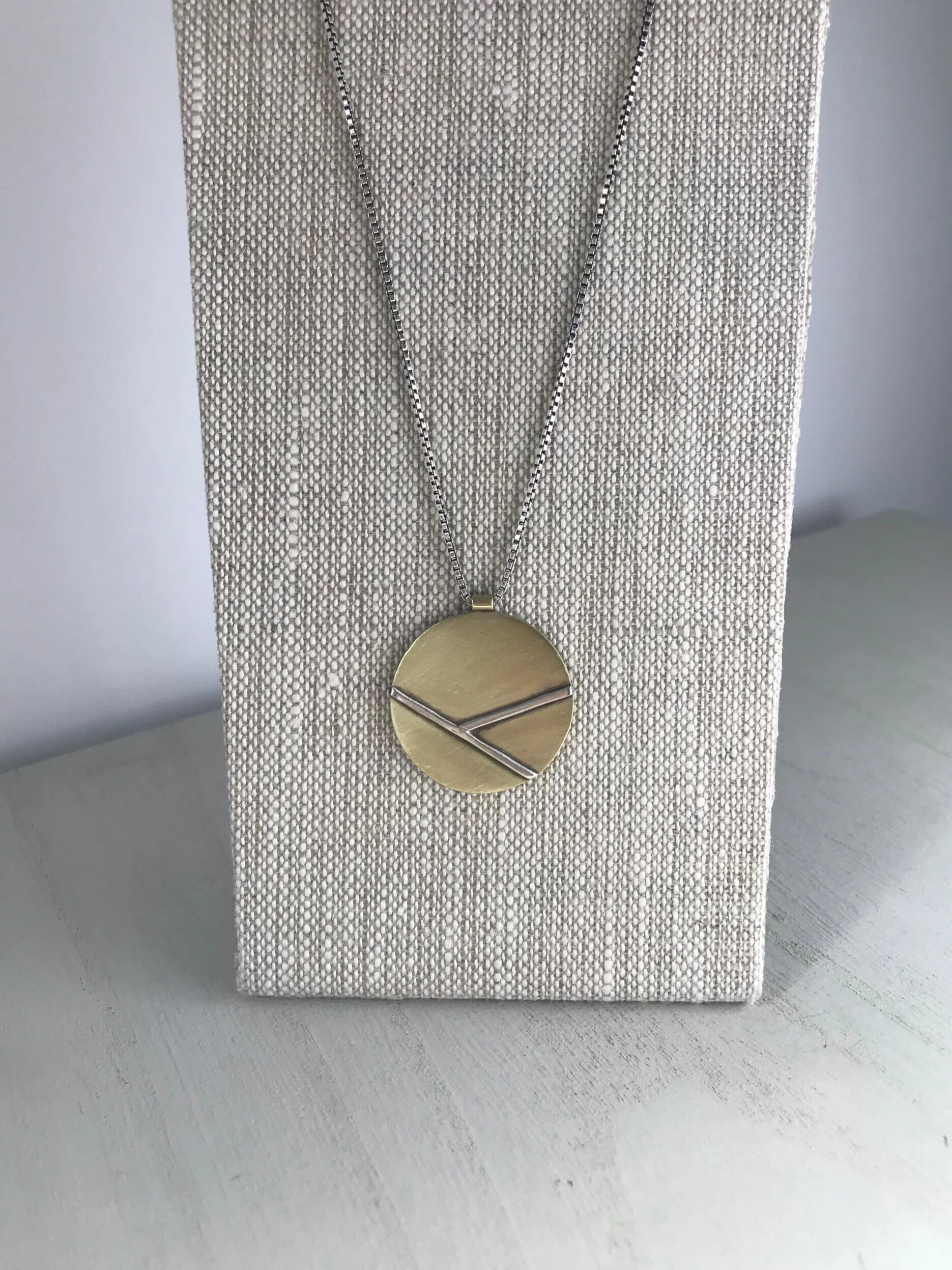 Bauhaus disc pendant