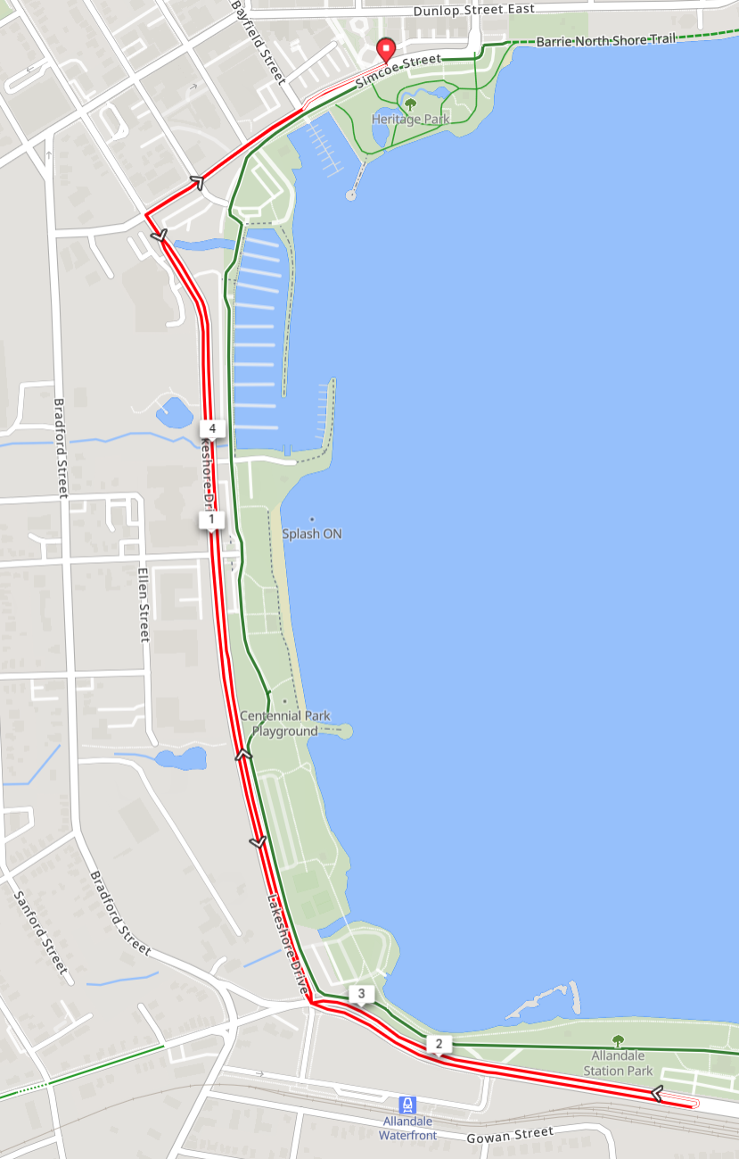 Schedule & Course Information — Honda Waterfront Run