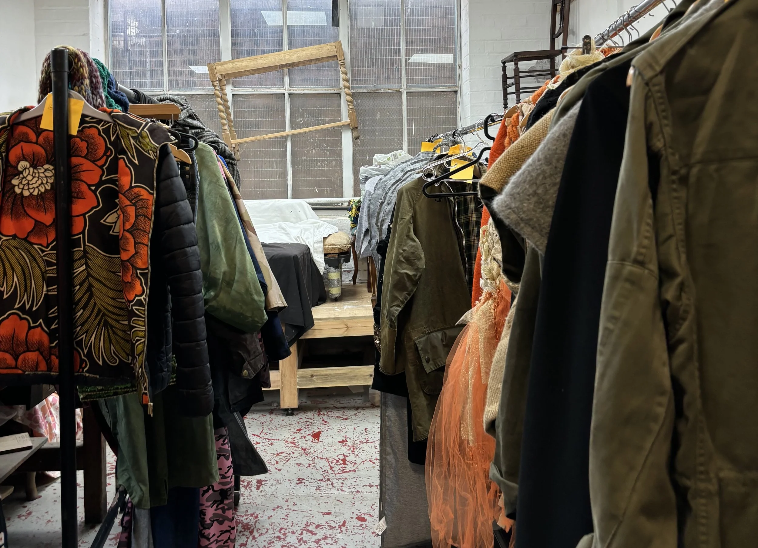 Sustainable fashion stall at Sustainable Fashion Week