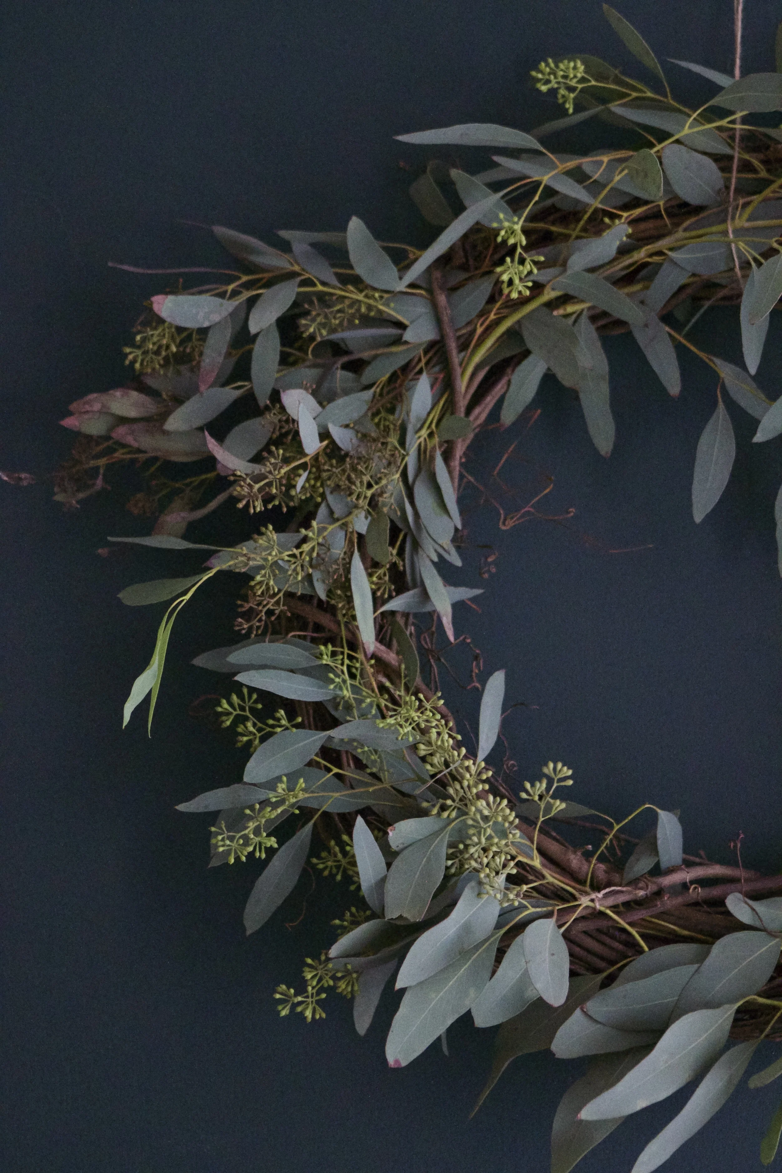A Simple Holiday Wreath