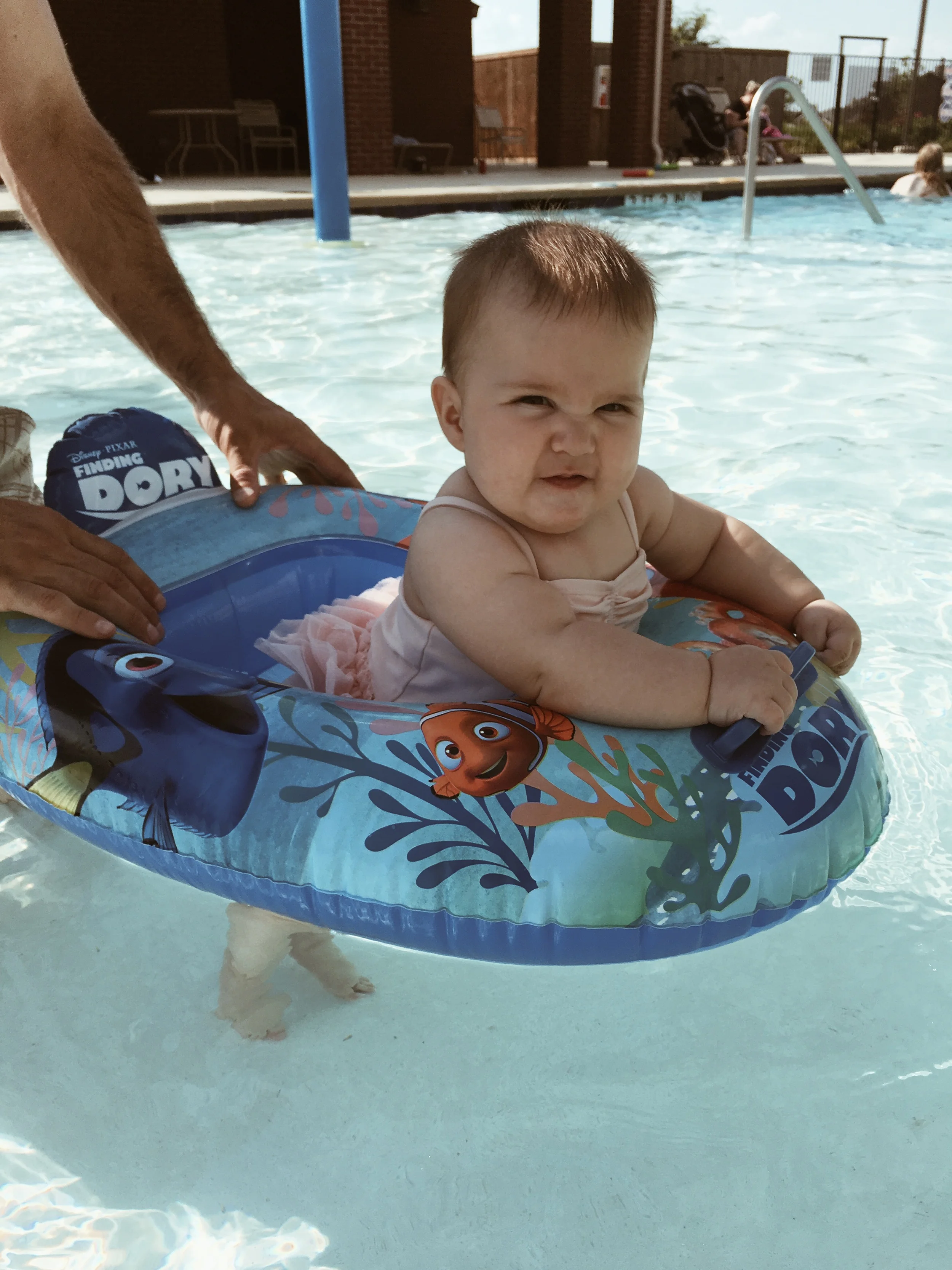 She LOVES the water, and what a joy it was to find this out. <3