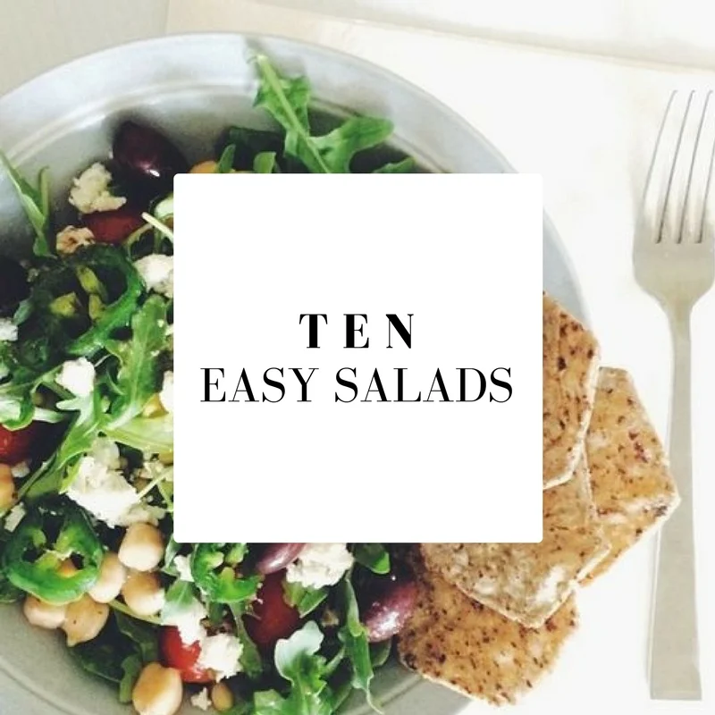 Ten Easy and Delicious Salads 