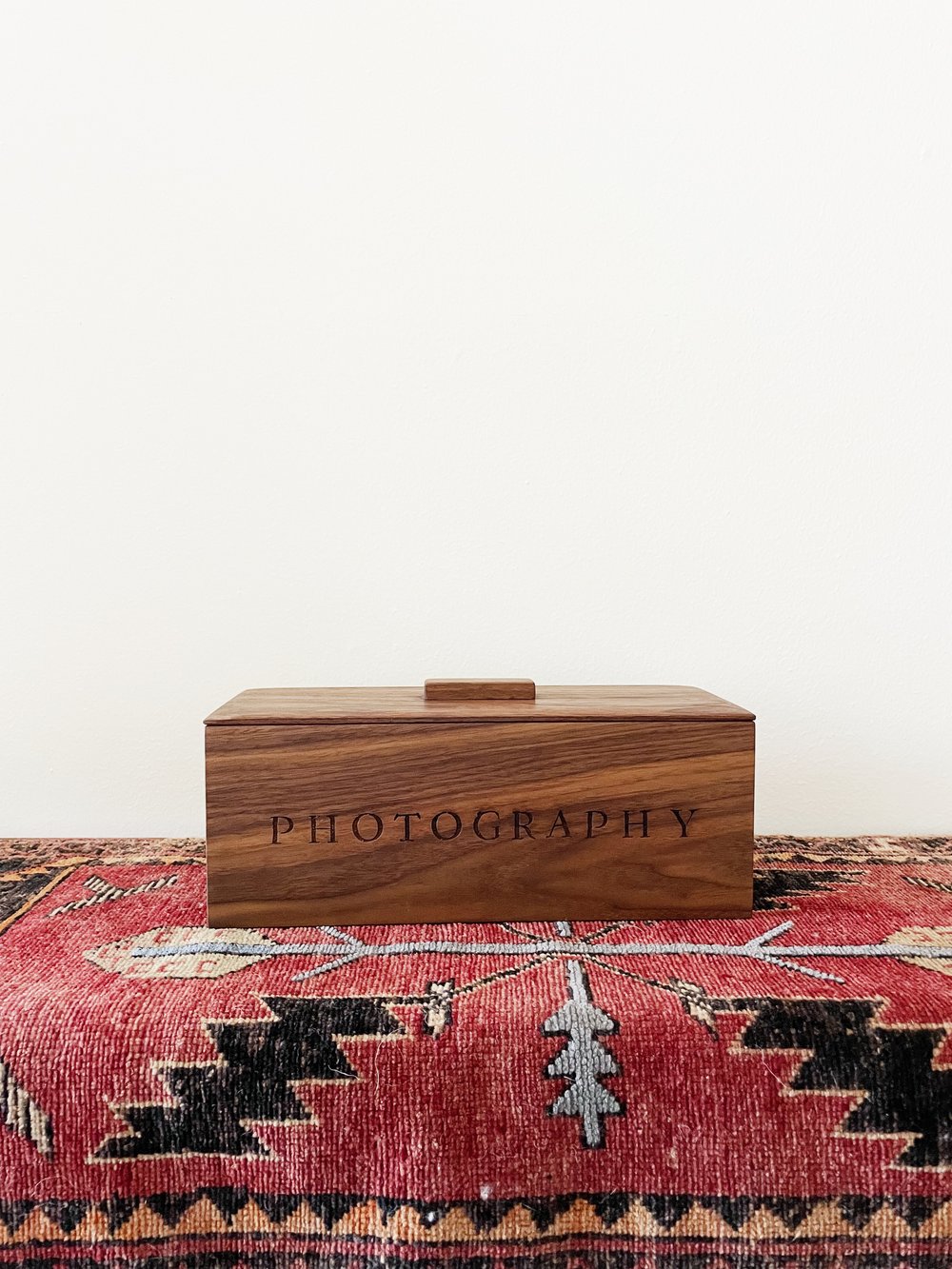 Personalized Photo Box, Engraved Keepsake Box, Recipe Box, Large Picture Box  — Hurd & Honey