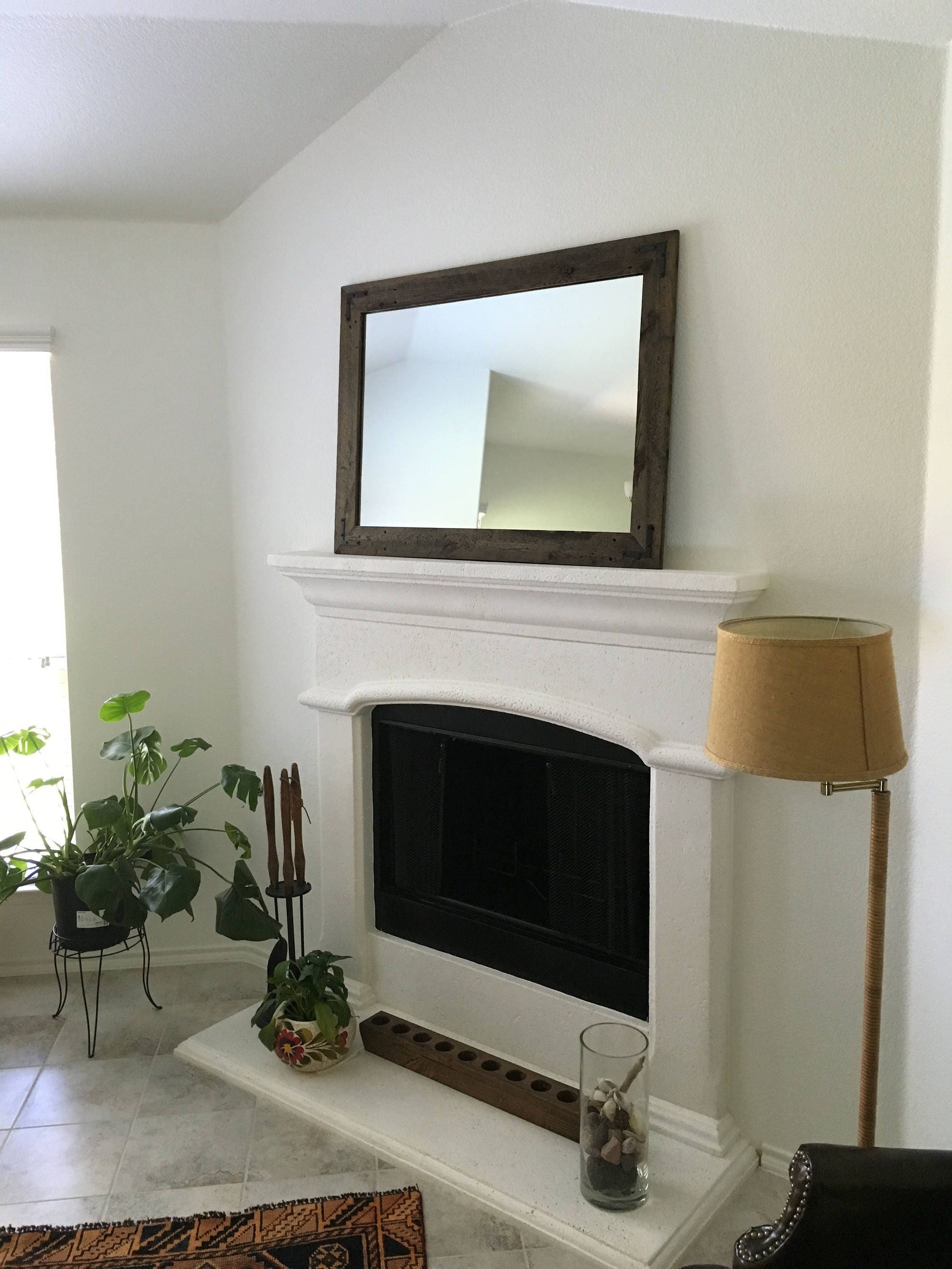 Large Wall Mirror, Large Wood Framed Mirror, Large Bathroom Mirror, Wall Mirror, Reclaimed Wood Mirror, Rustic Wood Mirror, Rustic Mirror