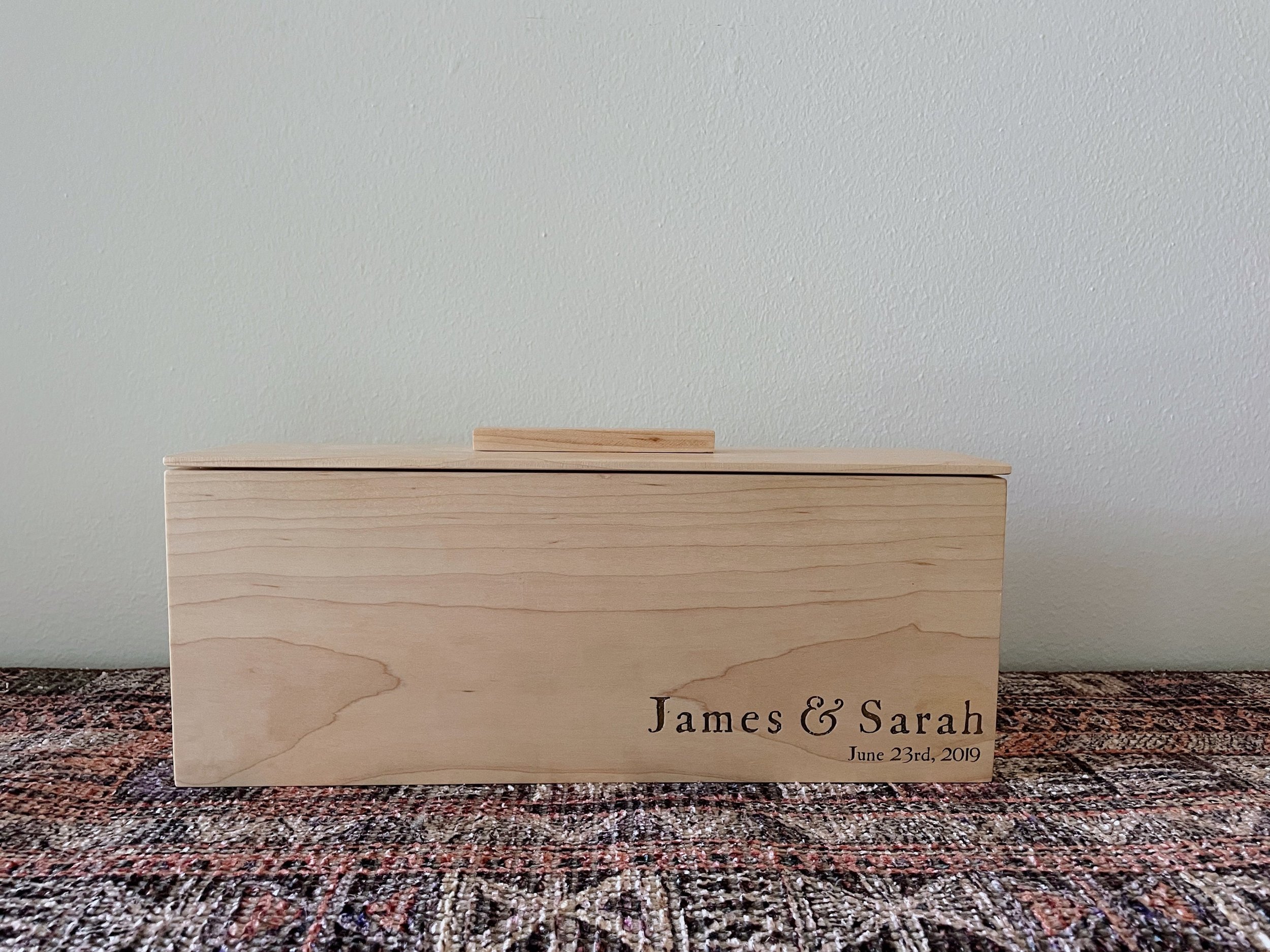 Wedding Keepsake Chest Memory Box personalized wedding gift