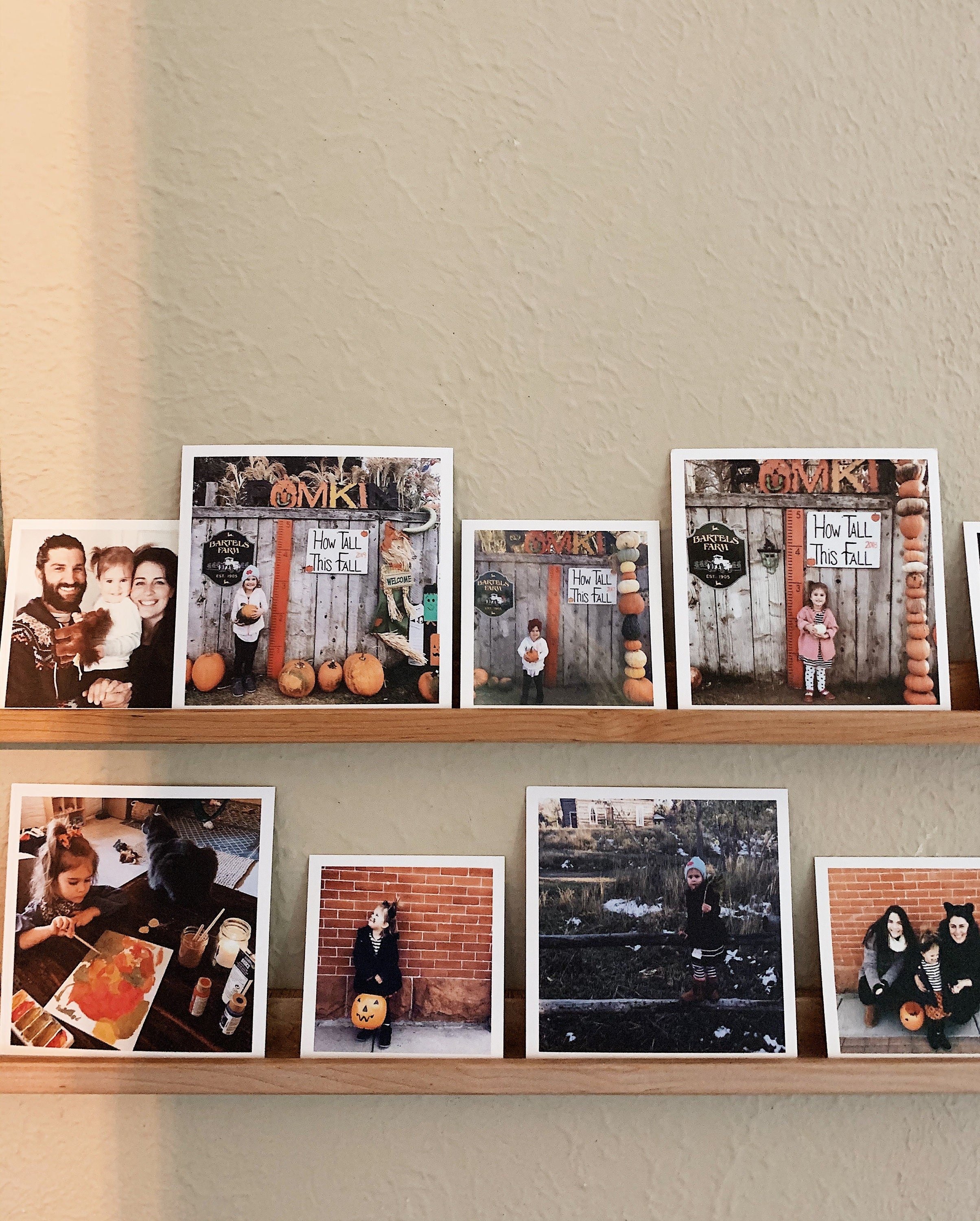 Photo Shelf, Wooden Photo Ledge, Nursery Shelf, Wood Photo Shelf, Essential Oil Shelf, Photo Ledge, Crystal Shelf