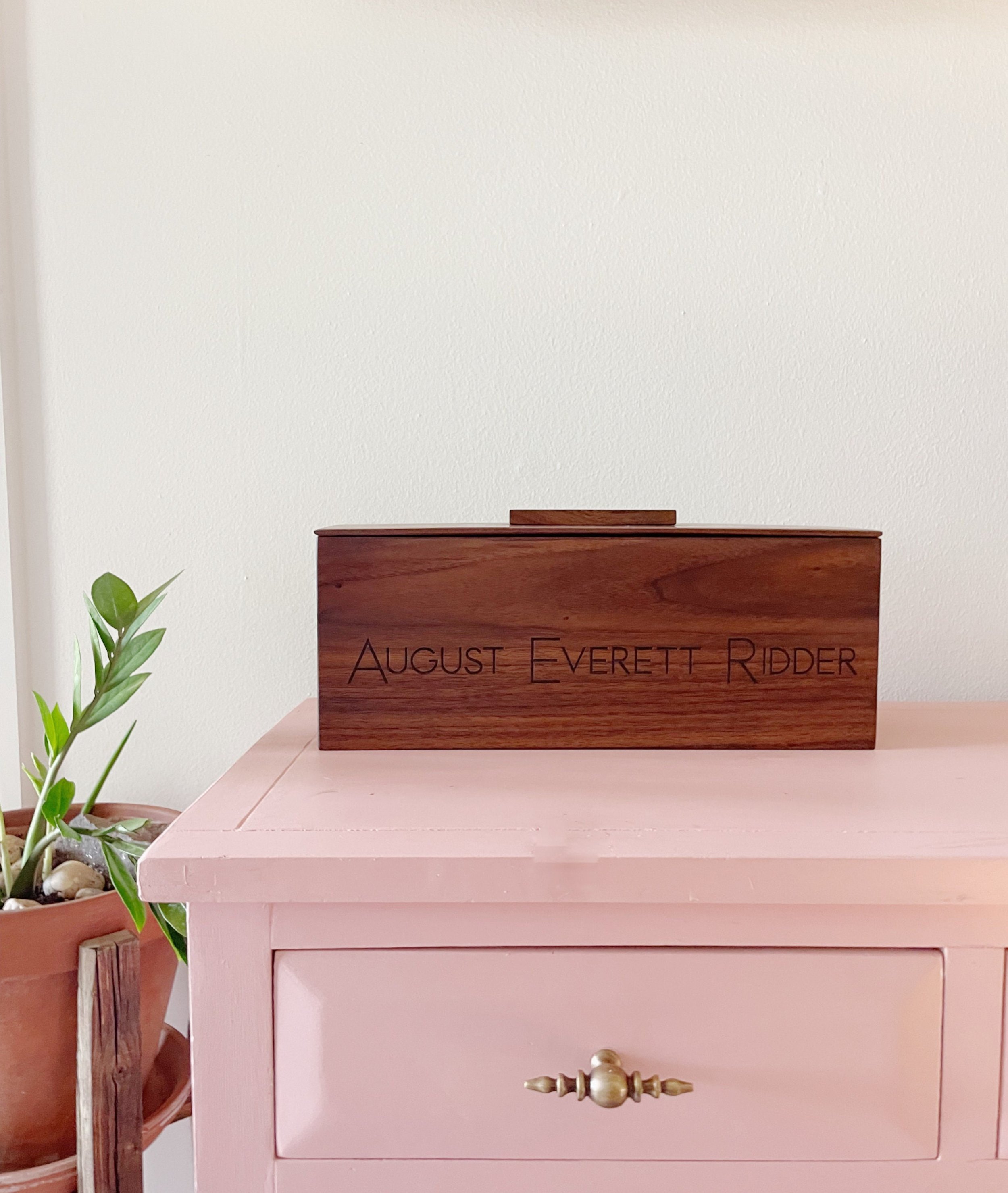 Engraved Photo Box, Personalized Gift for Him, Wooden Keepsake Box, Box for Photos, Memory Box, Heirloom Box, Personalized Box Engraved