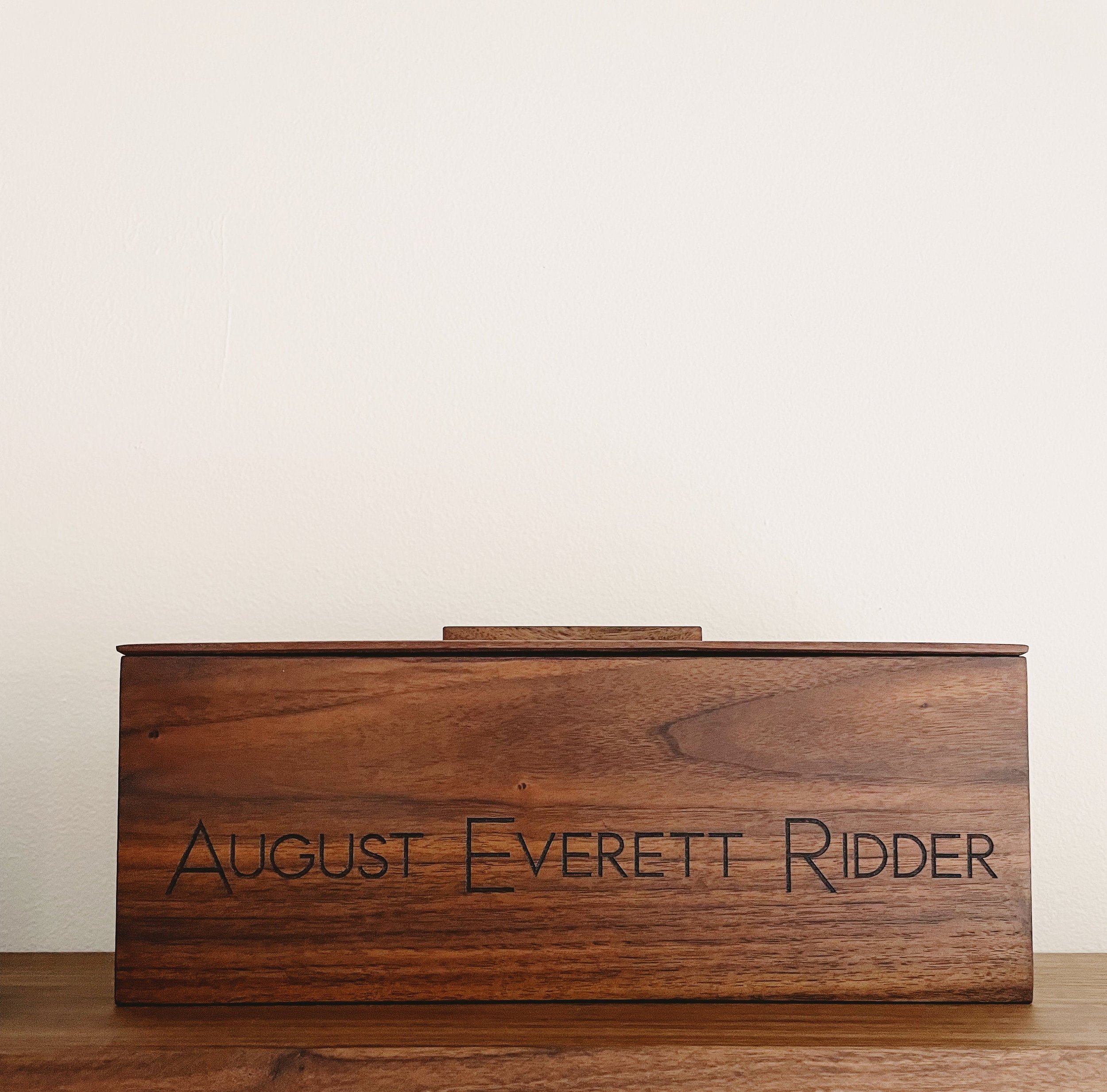 Engraved Photo Box, Personalized Gift for Him, Wooden Keepsake Box, Box for Photos, Memory Box, Heirloom Box, Personalized Box Engraved