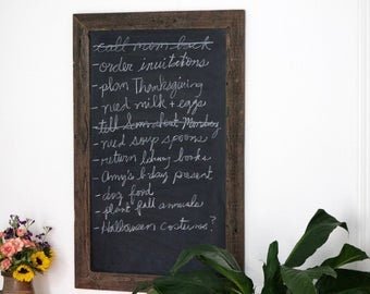 Custom Reclaimed Wood Frame Chalkboard- Martin383