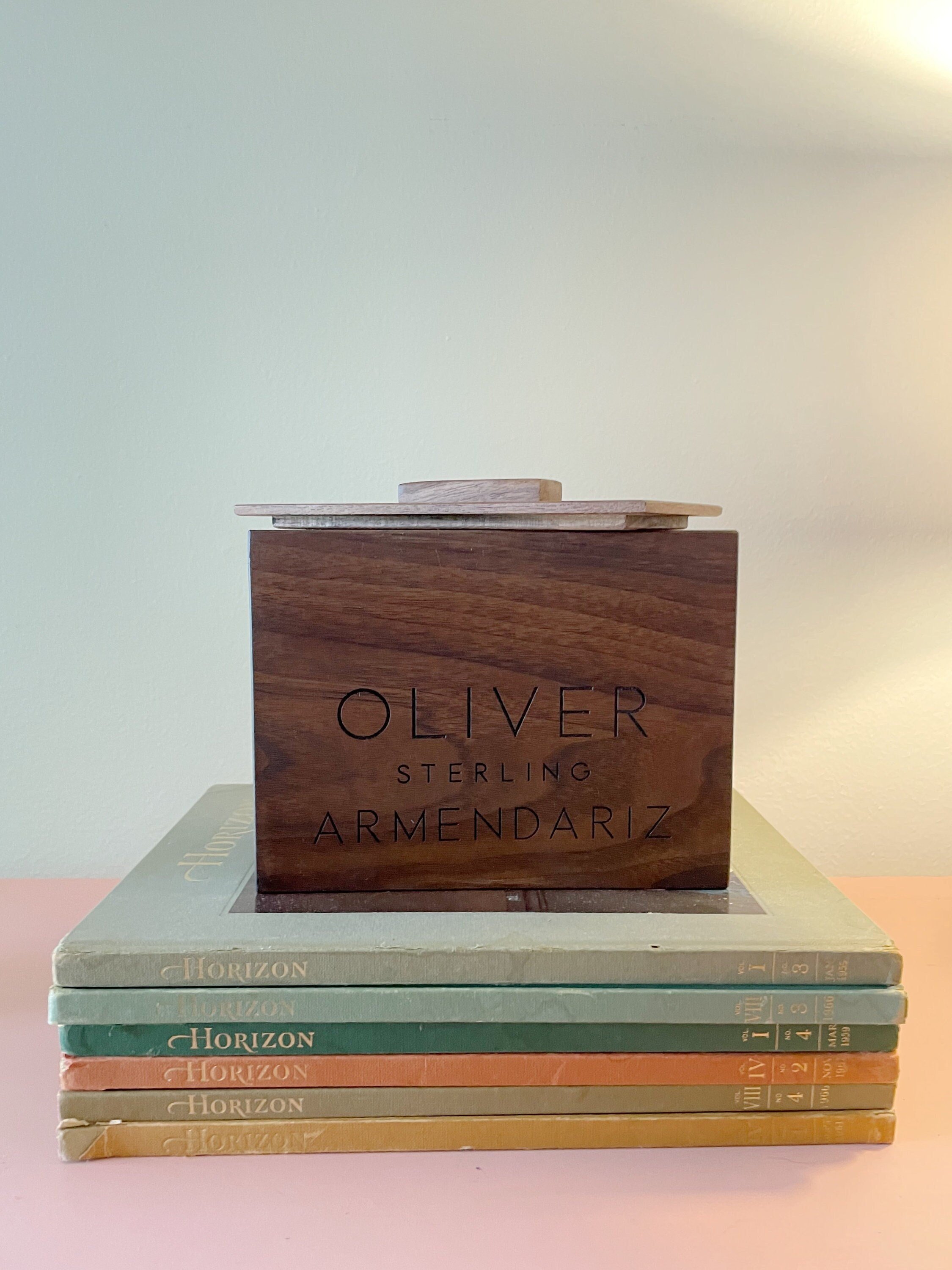 Personalized Photo Box for Baby, Engraved Wood Photo Keepsake Box, Box for Baby Boy, Newborn Photo Box, Box For Photos, Keepsake Photo Box