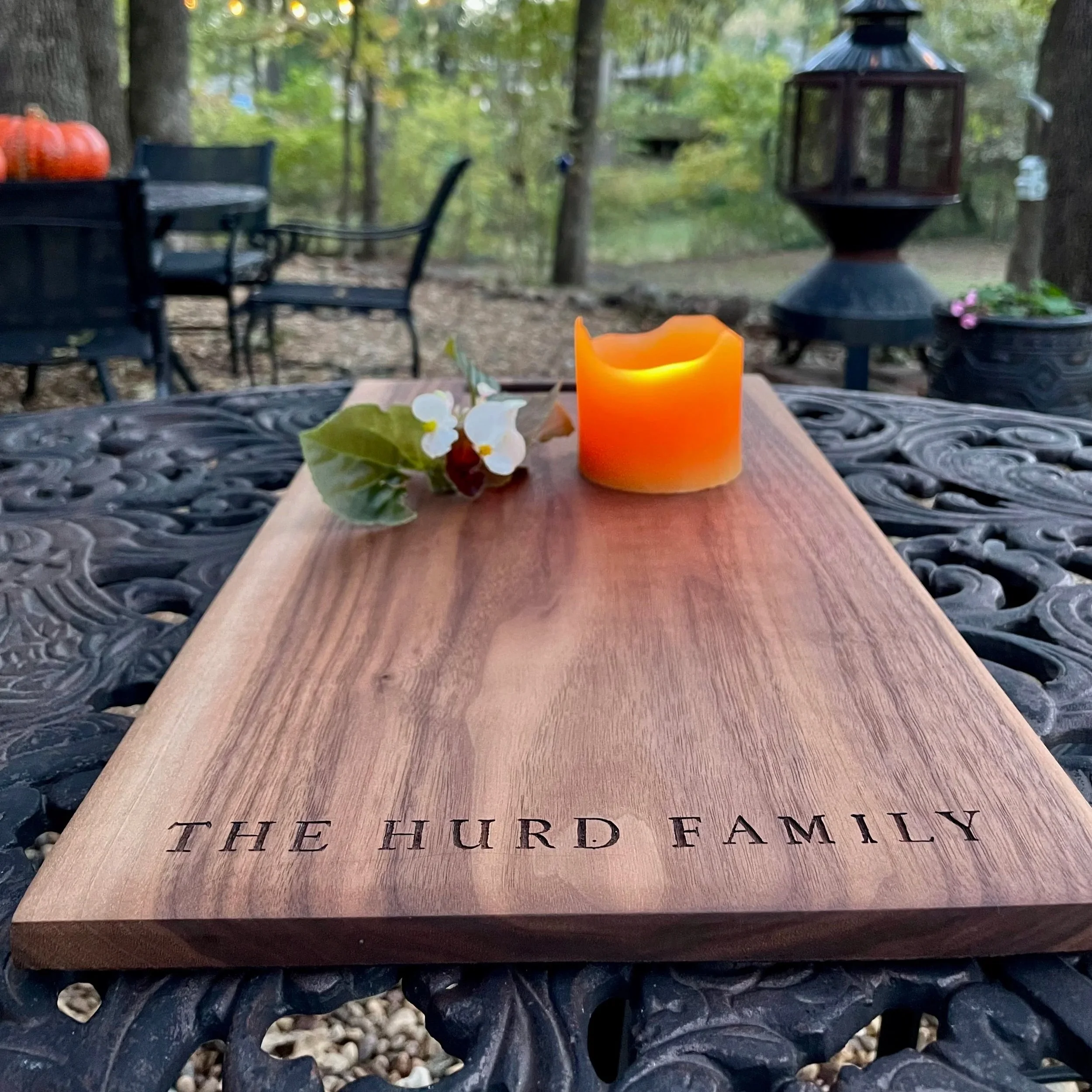 Walnut Charcuterie Board with Custom Engraving