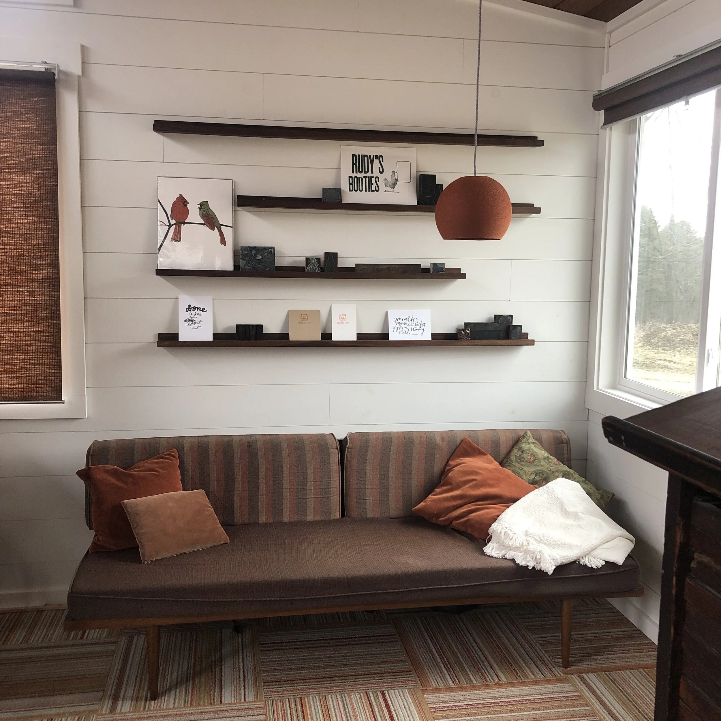 Solid Wood Ledge Shelf for Framed Photos and Art