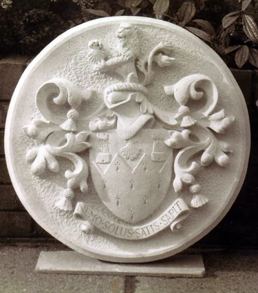 Large armorial bearing for Mr. J. Taylor of Ruthin, N. Wales.