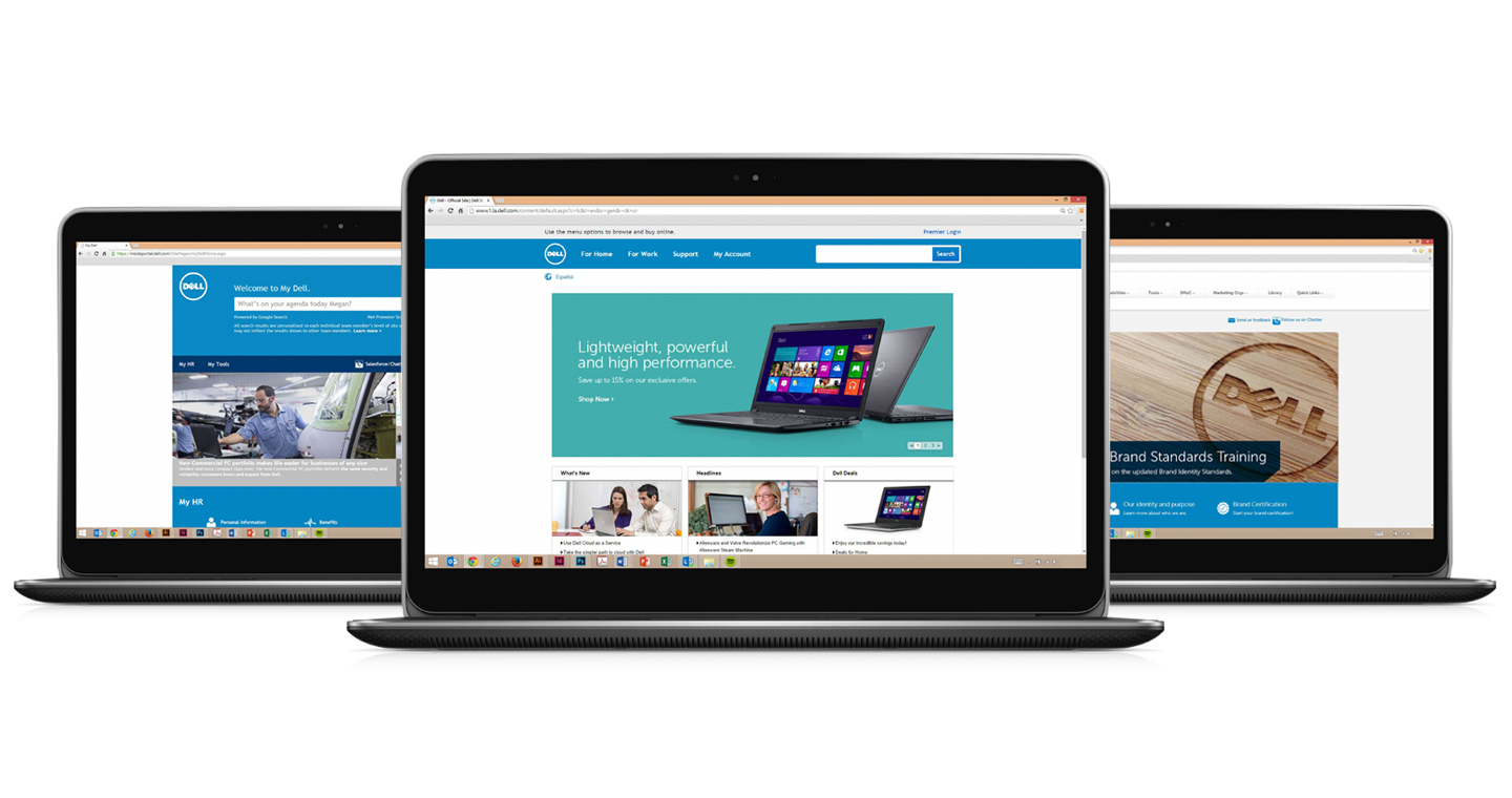 Internal and external sites The new design elements create a more cohesive, sophisticated look that is seen across internal and external sites as well. 