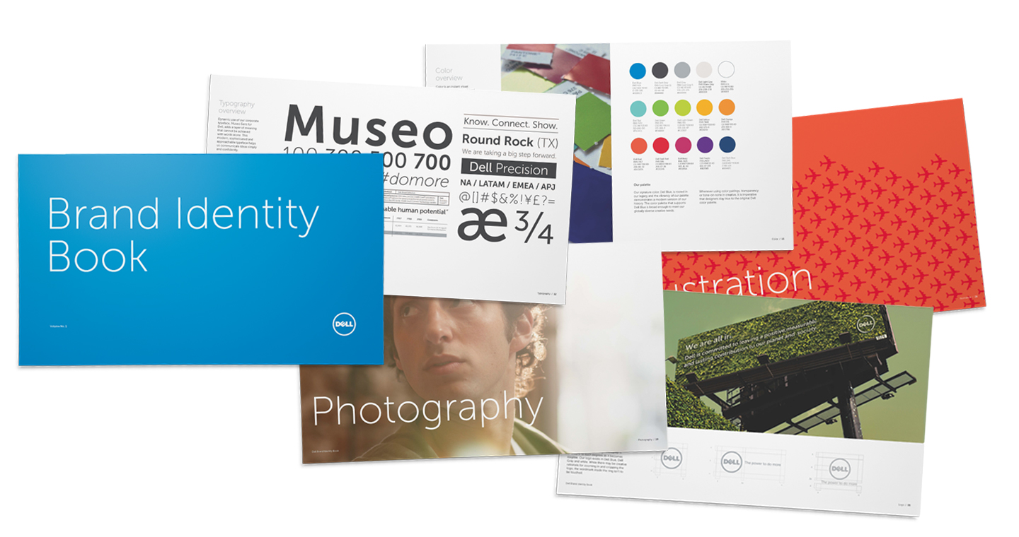 The evolution continues As support for the team’s mission grew, so did the team and our reach. In 2014 we were tasked with evolving the brand’s voice and visual identity further. There was an appetite to create a larger toolbox for agencies and creative teams to work with—but it all still needed to look like Dell. It was my responsibility to push the limits and define these boundaries. Keeping the team focused simultaneously on the big picture along with the many executional details was a terrific challenge. 