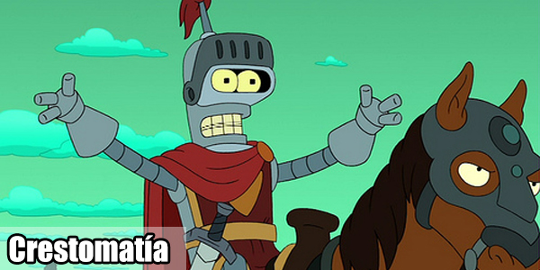Bender, la representación perfecta de un Androide con creatividad. Clarísimo ¿no?