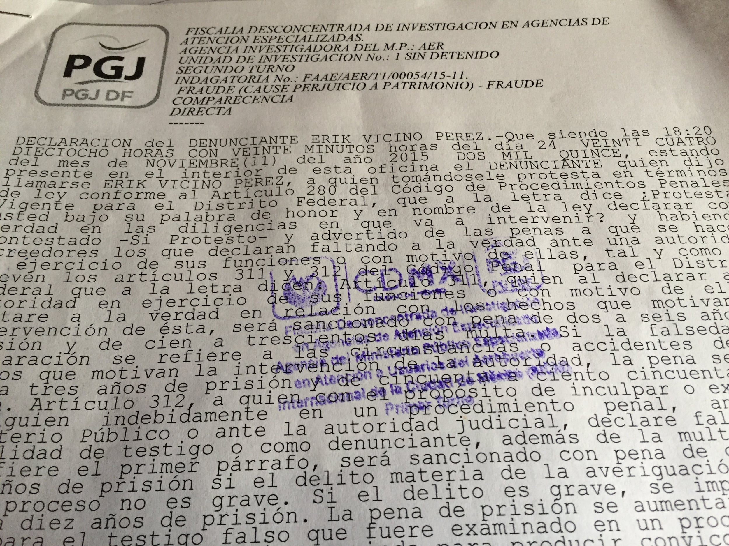 Nunca había visto un documento tan extenso que dijera tan poco.