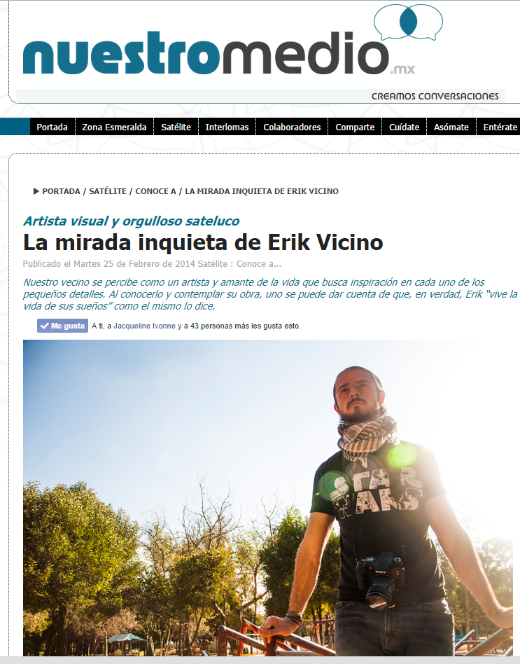 La portada del artículo