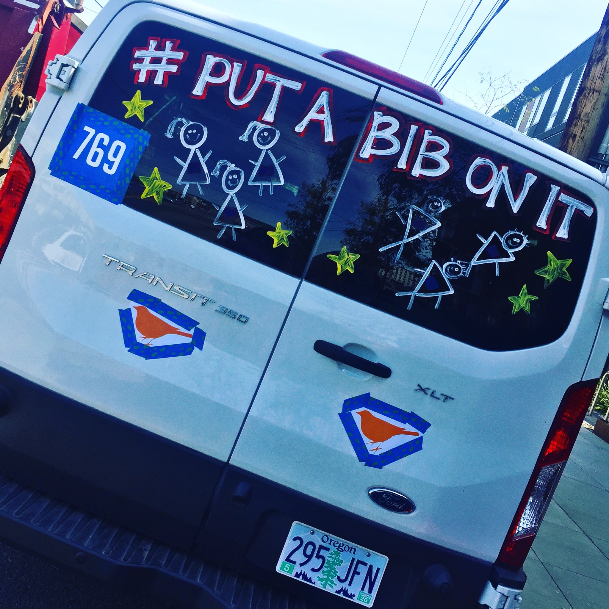 Van#2 all decked out and ready to go!