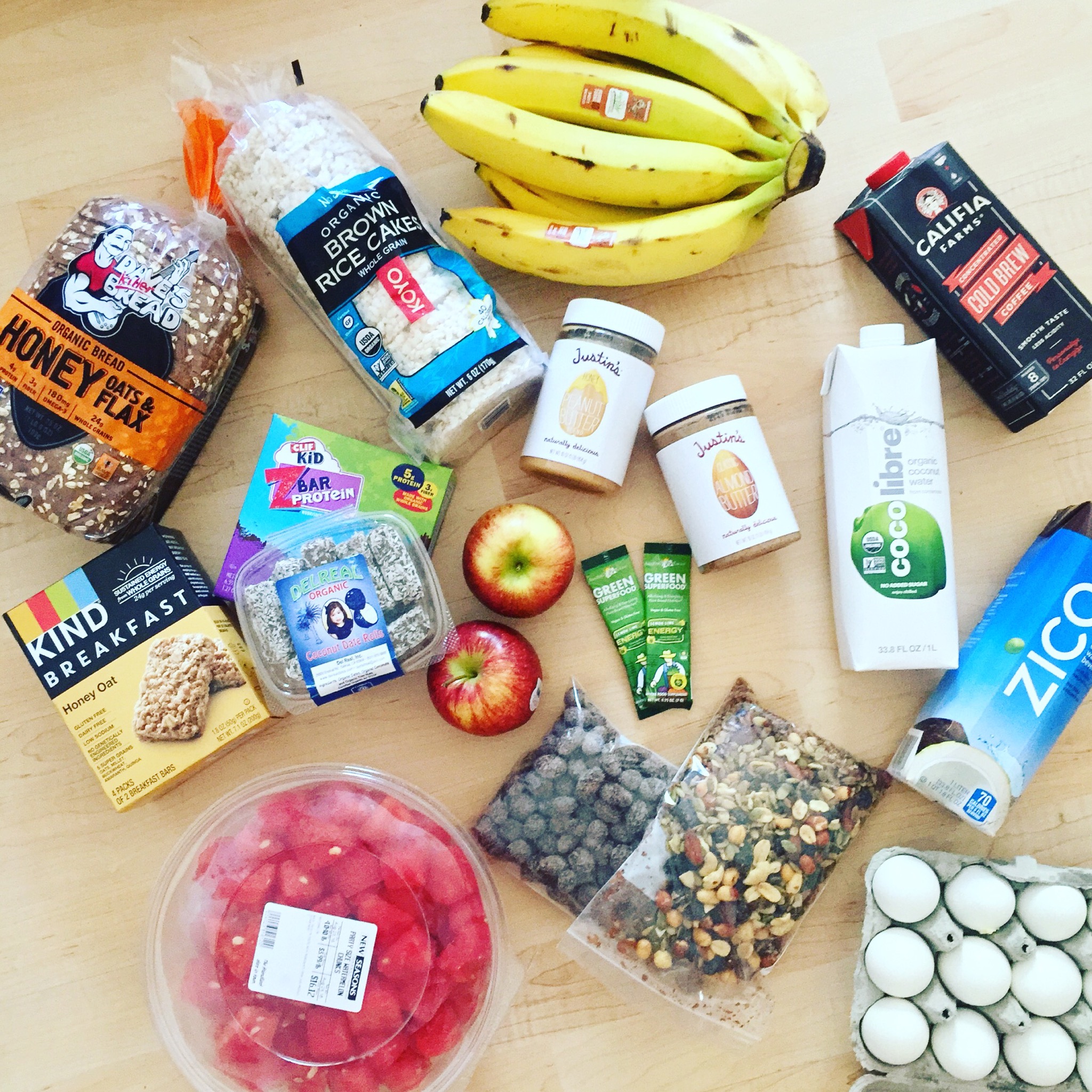 All the healthy snacks!