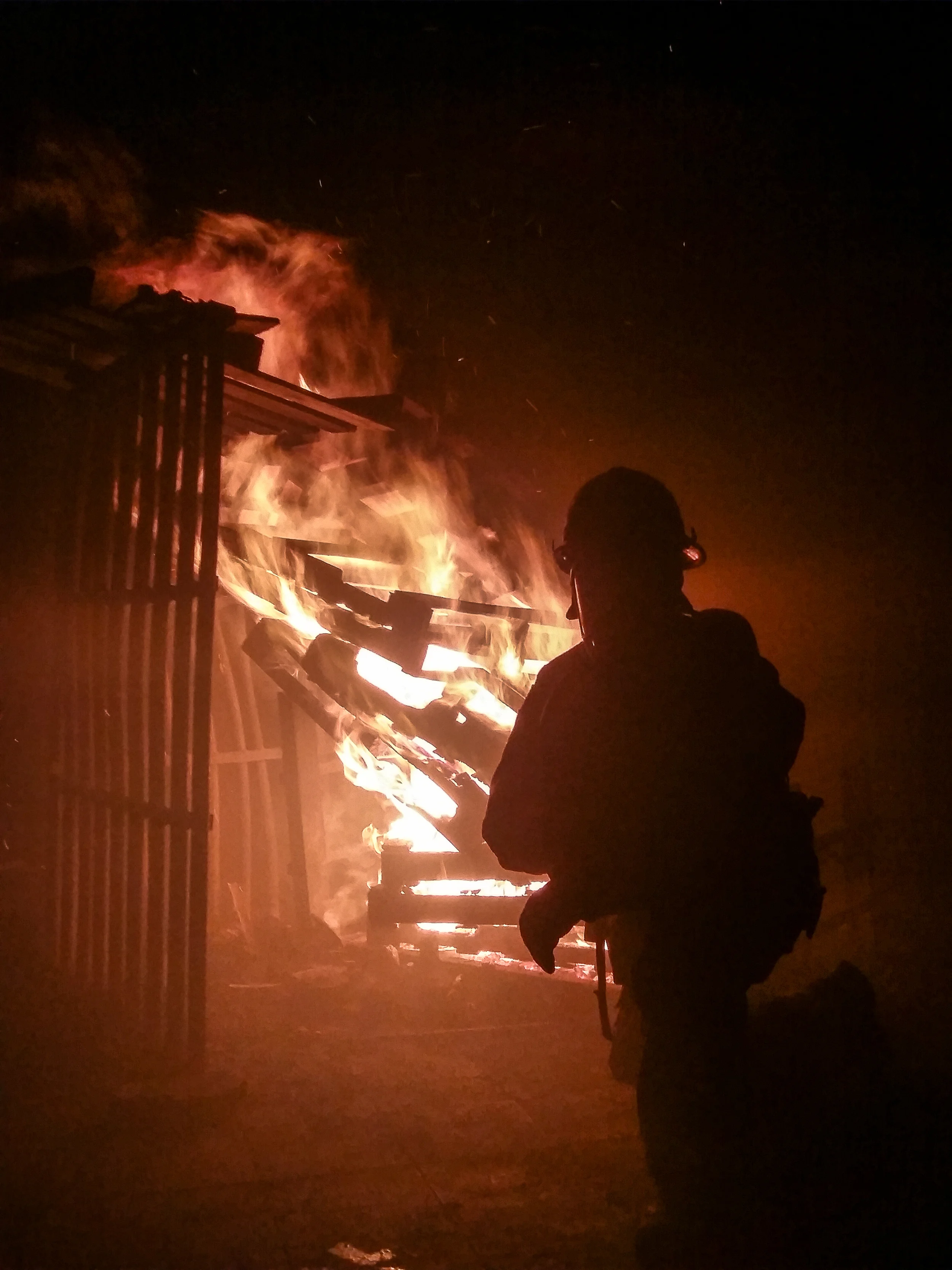 Watching the burn