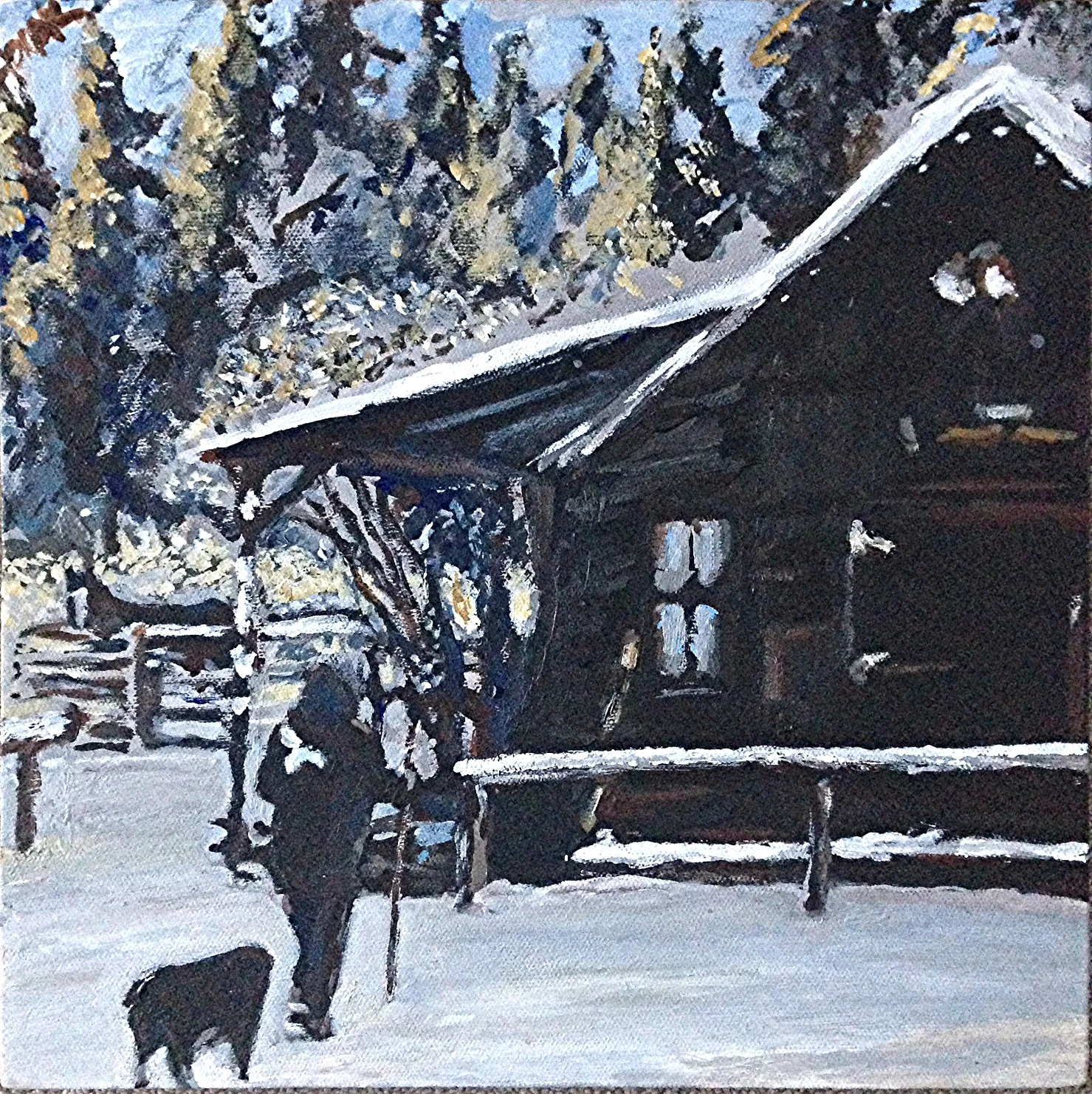 Caravan Farm Theatre, Winter. Sold