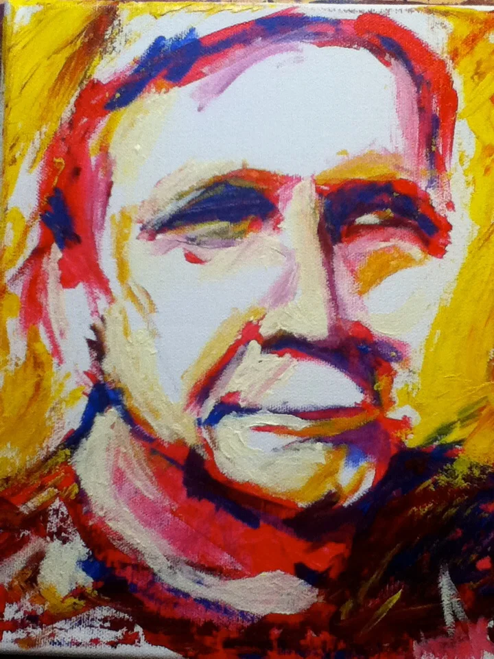 #198, Grant Linneberg, Acrylic on Canvass, 8x10