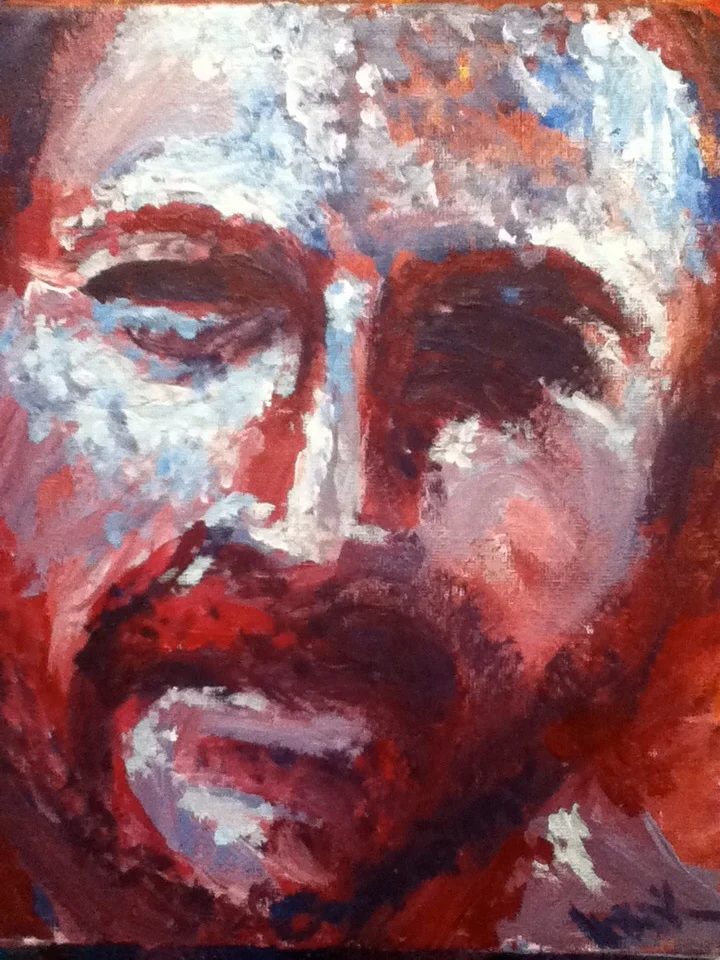 #201, Sean Bowie, Acrylic on Canvass, 8x10
