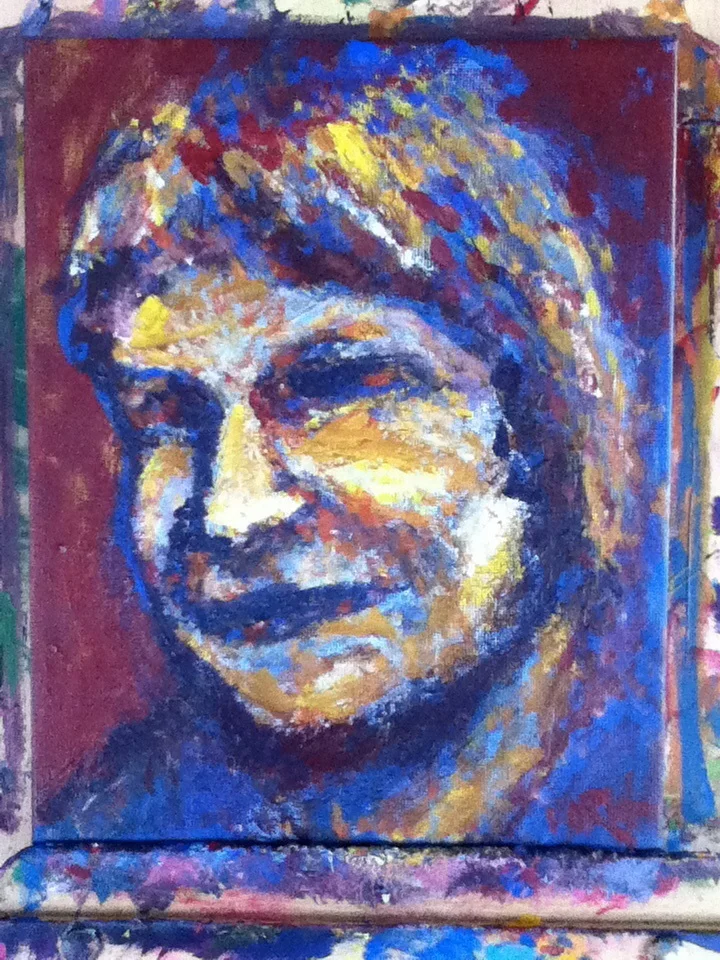 #202, Katherine Sanders, Acrylic on Canvass, 8x10