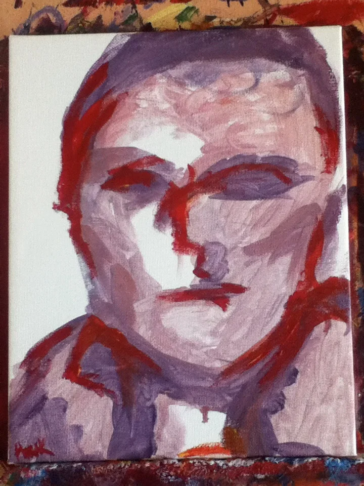 #213, Alex Eddington, Acrylic on Canvass, 8x10