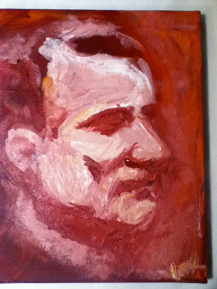 #228, Jonathon Marshall, Acrylic on Canvass, 8X10