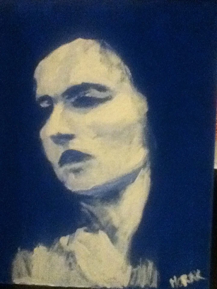 #241, Delia Barnett, Acrylic on Canvass, 8x10