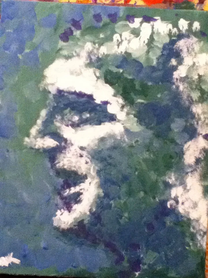 #242, John Markey, Acrylic on Canvass, 8x10