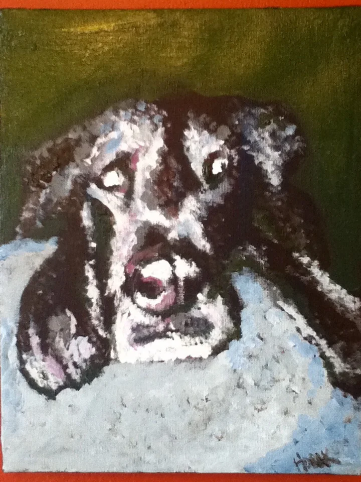 #258, Fraggle, Acrylic on Canvass, 8x10