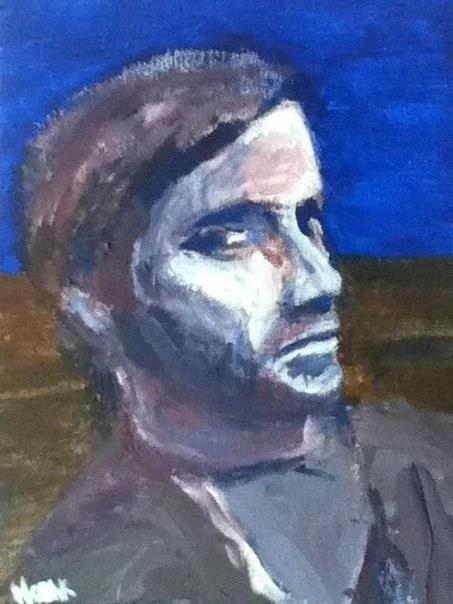 #281, Graham Wagner, Acrylic on Canvass, 8x19