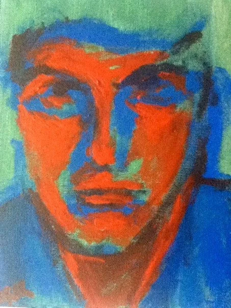 #282, Ben Birchard, Acrylic on Canvass, 8x19