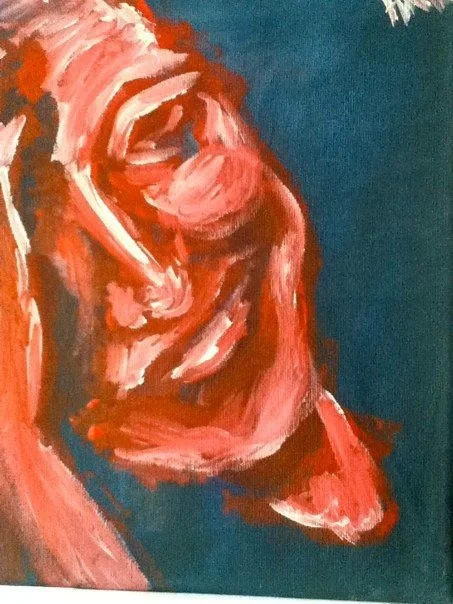 #283, Waylen Miki, Acrylic on Canvass, 8x19
