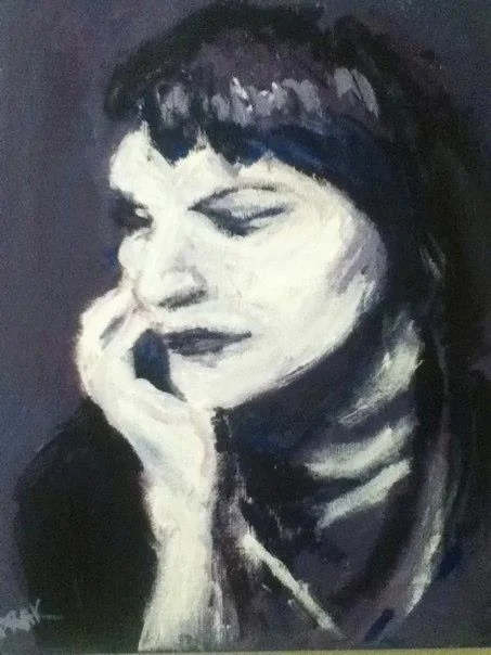#288, Karen Hines, Acrylic on Canvass, 8x10