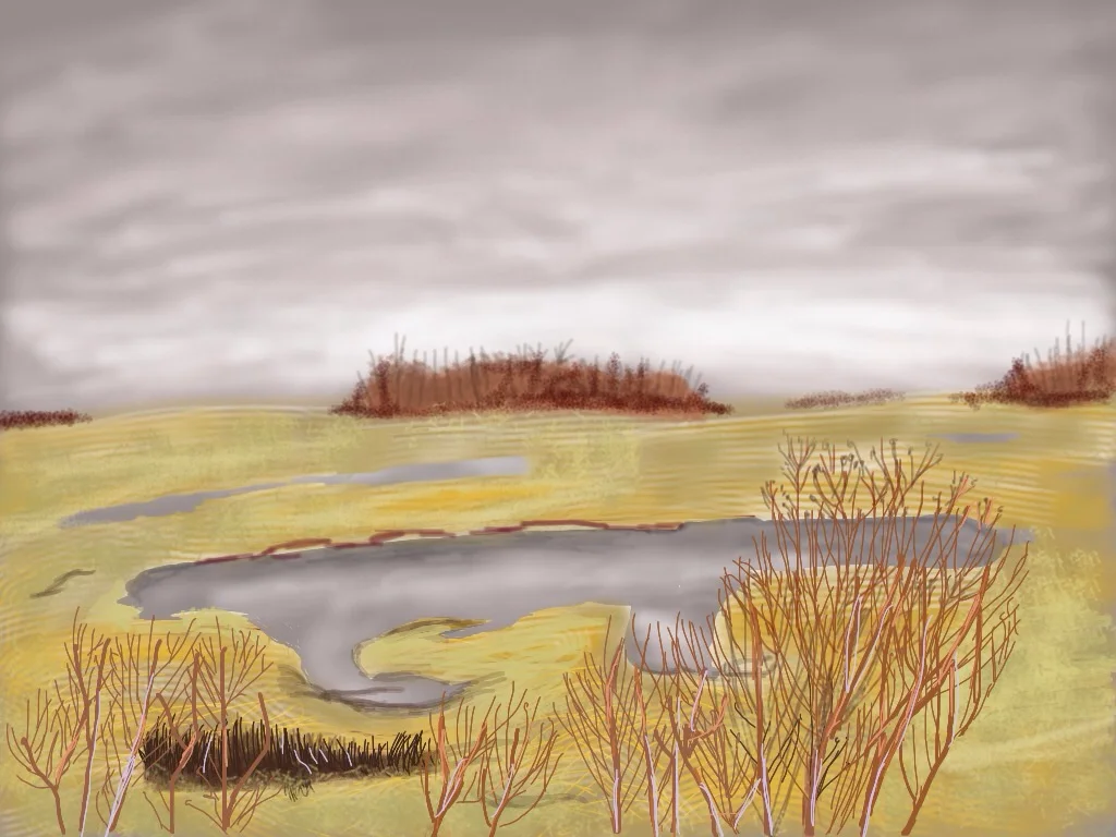 Train Sketch - Saskatchewan ViaVia