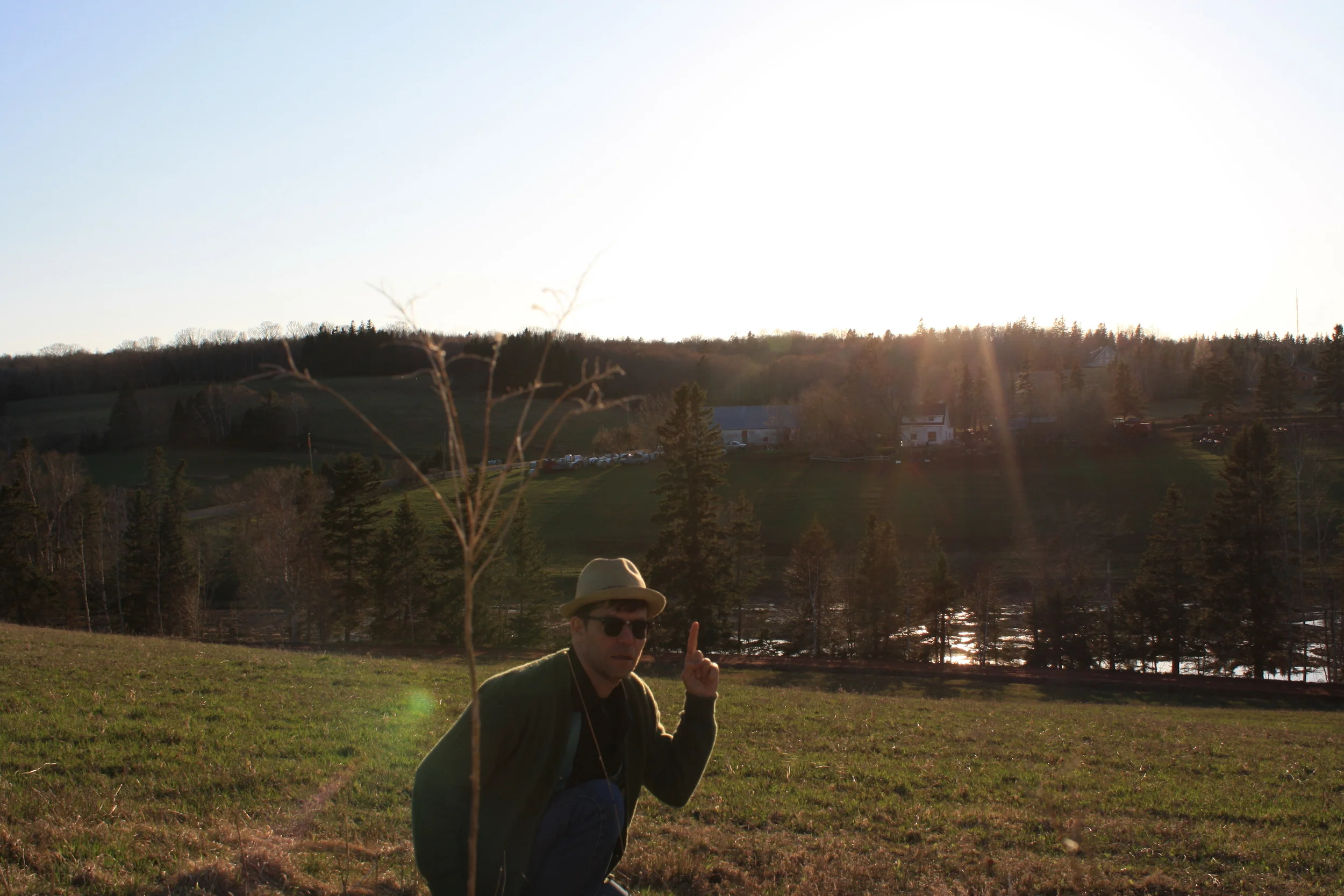 The hill overlooking Shatner's creek.