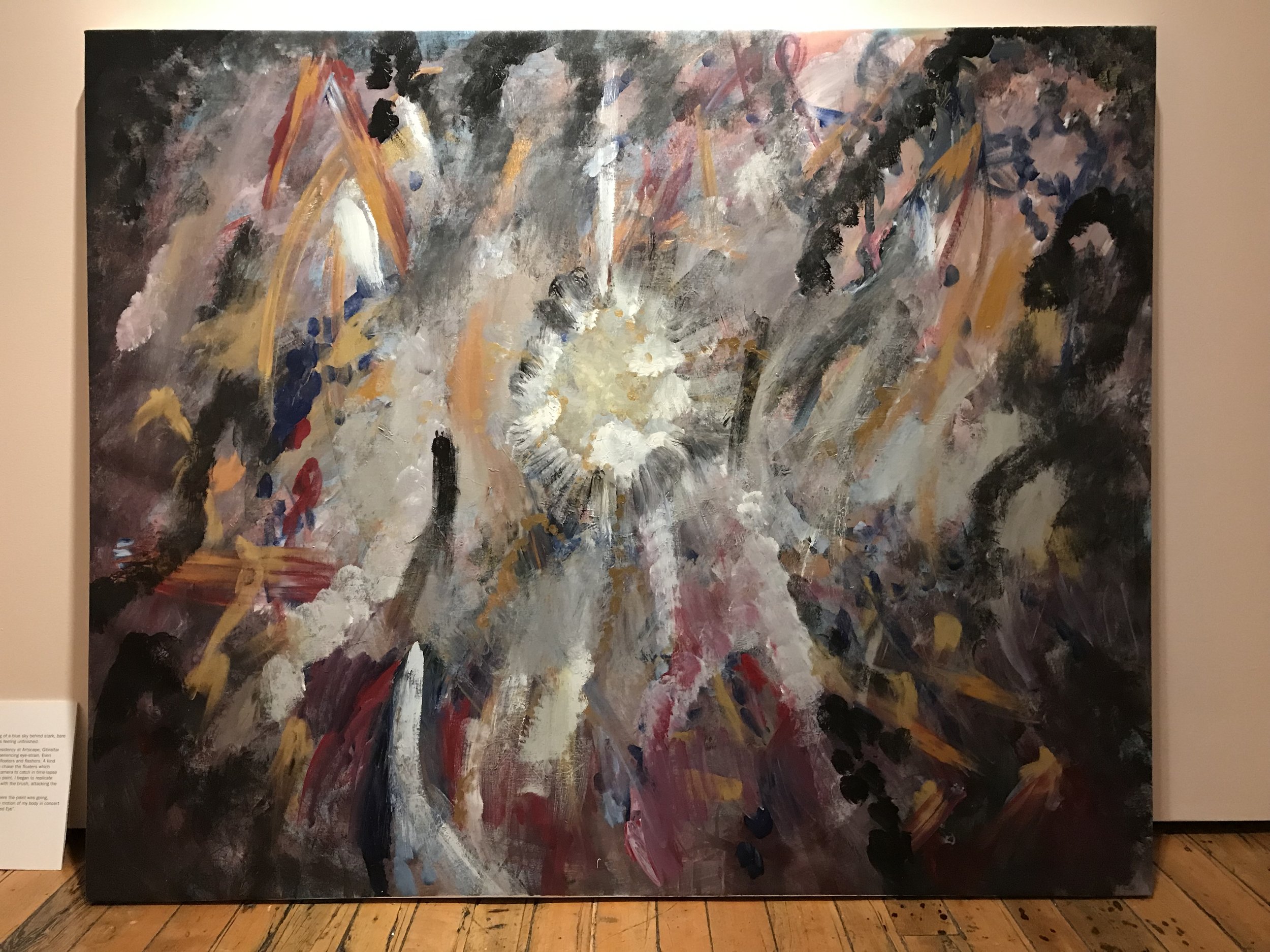 Through A Tired Eye - Acrylic on Canvass, 54"x44", $5940