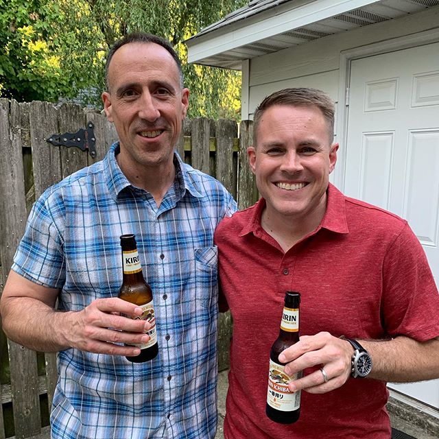 Lions 🦁 Unite! Great to see you Gen “Leo” Kosinski! A nice surprise to make the week a memorable one. Safe travels back to Europe. #LionPride #16ASImpromptuReunion