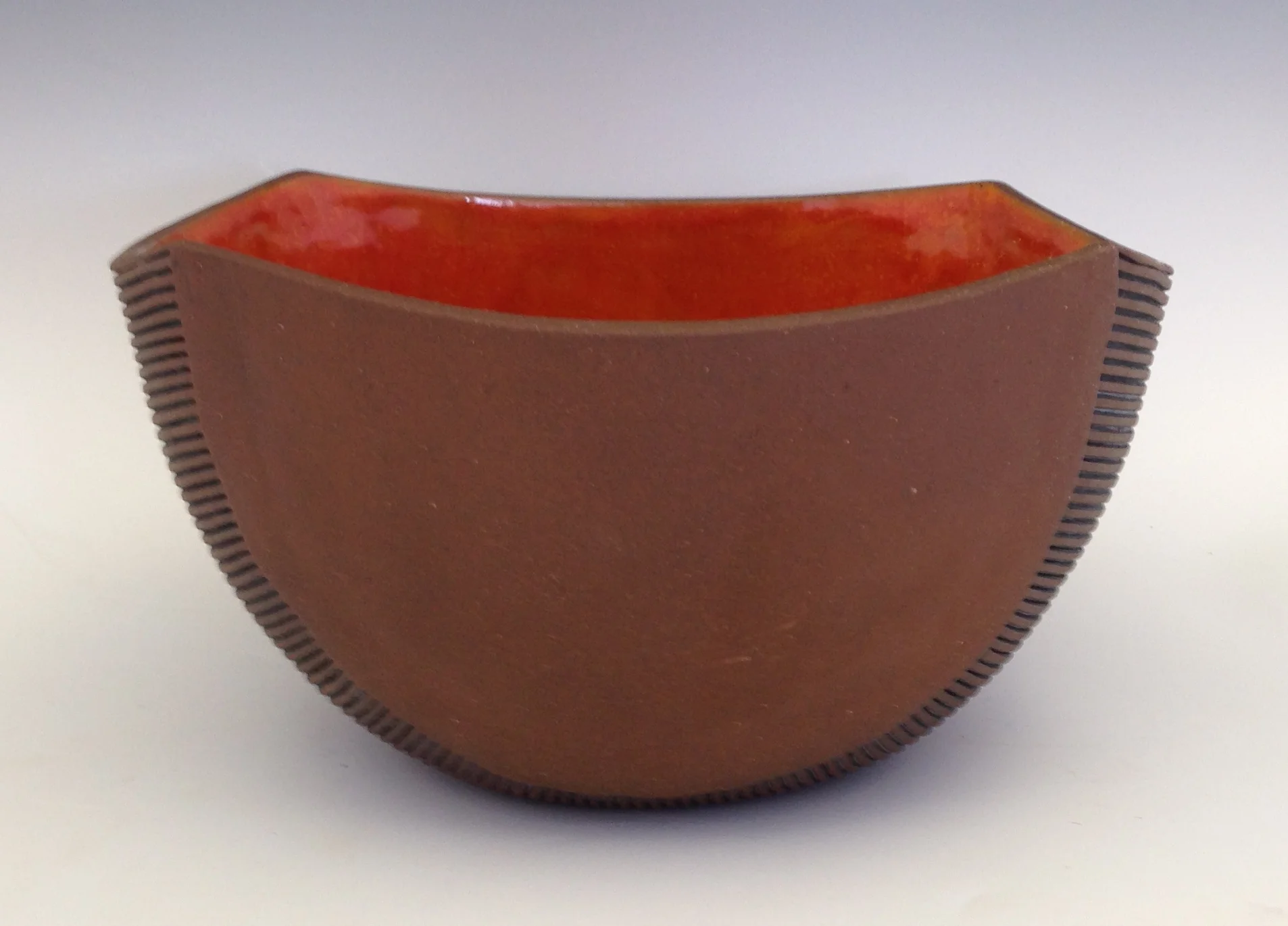 Red Stripped Bowl
