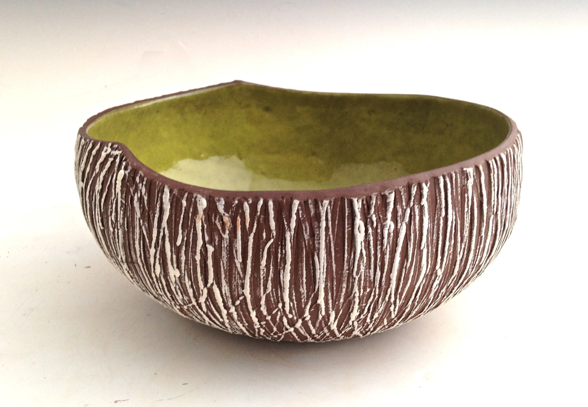 Slip Bowl/Lime Green