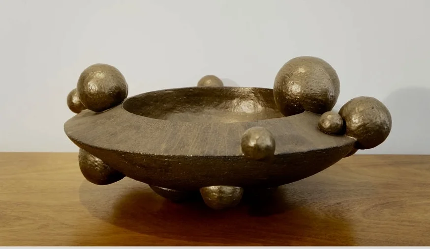 Bronze Orb Vessel