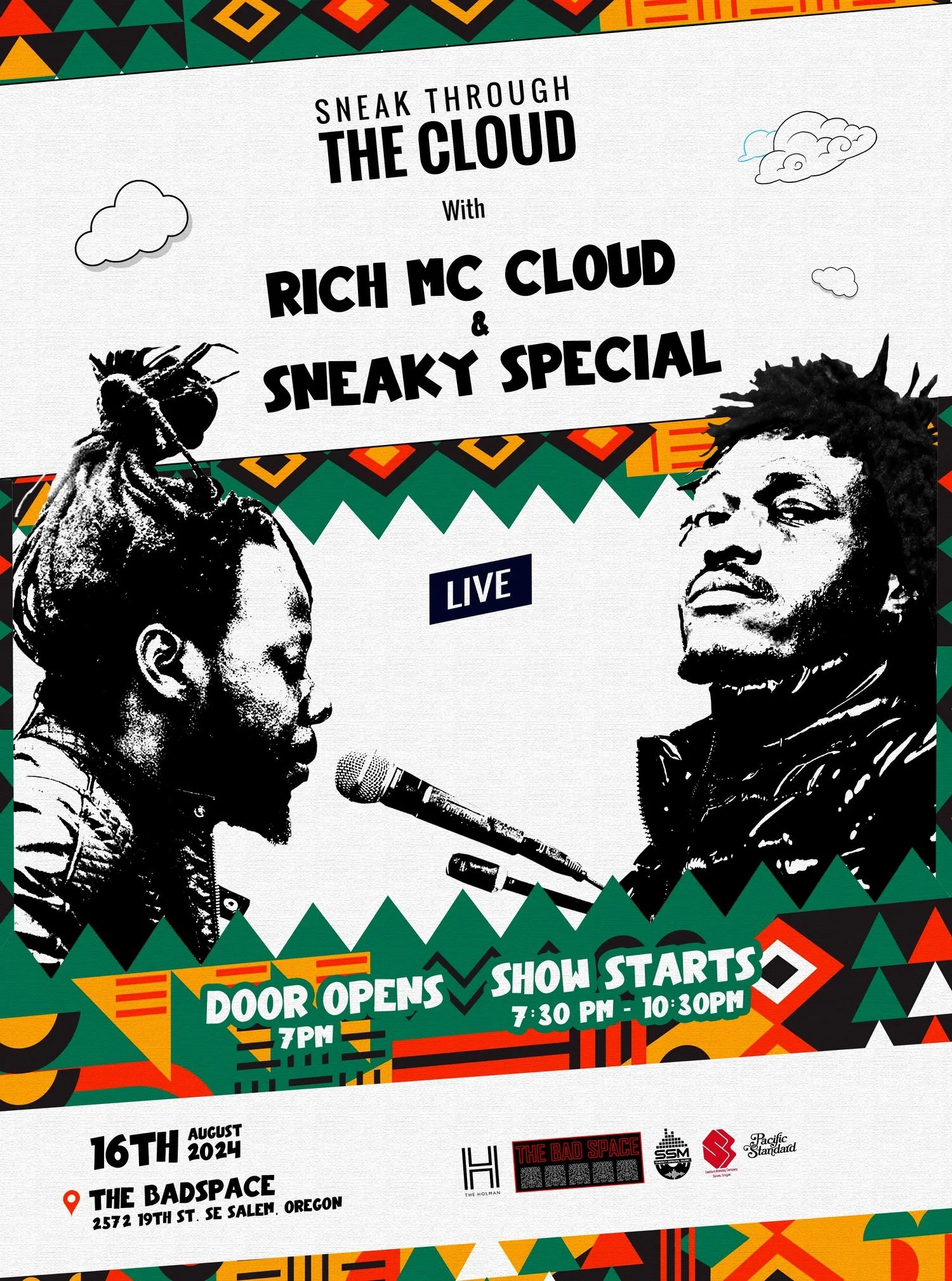 Sneak Through The Cloud - Rich McCloud &amp; Sneaky Special at The Bad Space