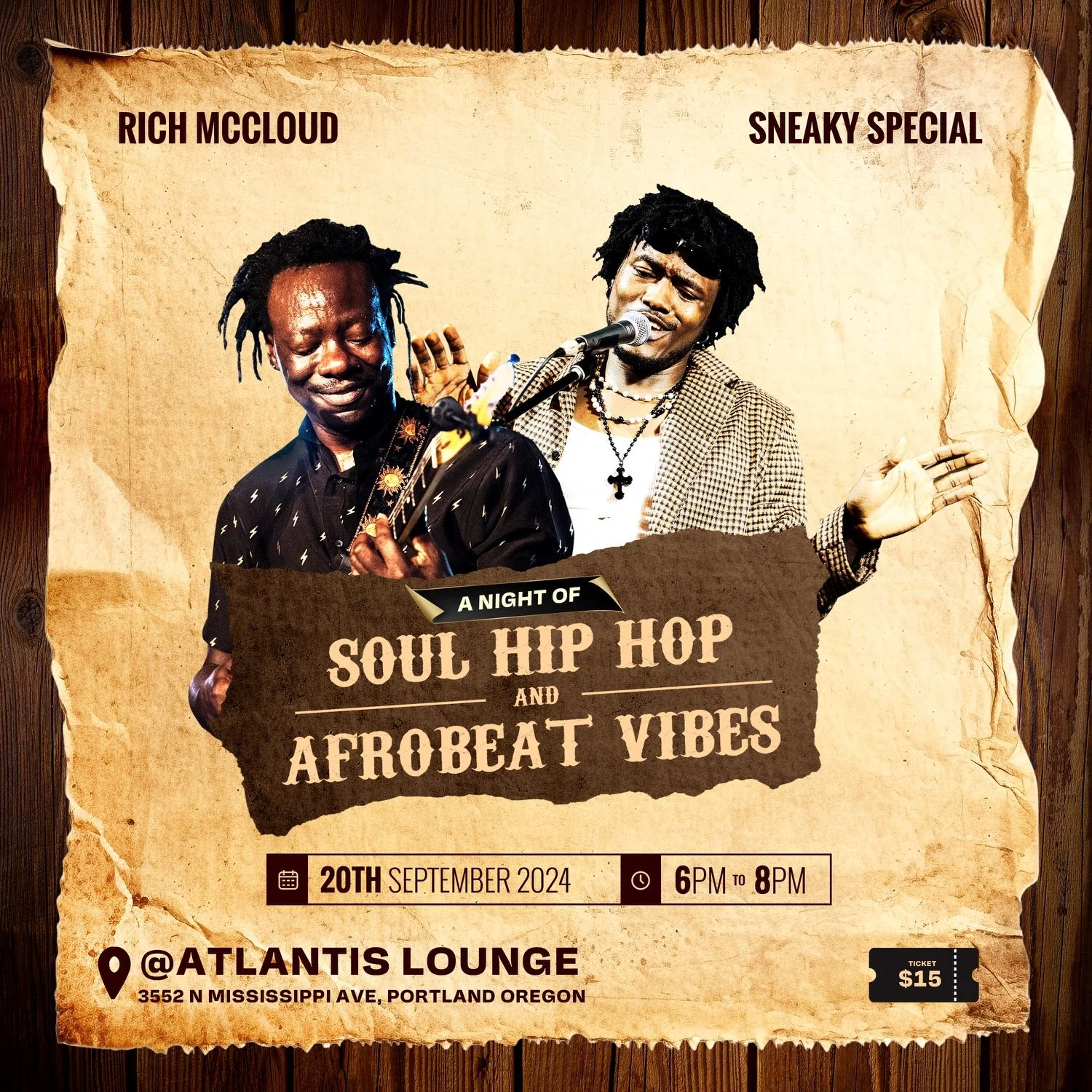 Rich McCloud Band at Mississippi Pizza/Atlantis Lounge