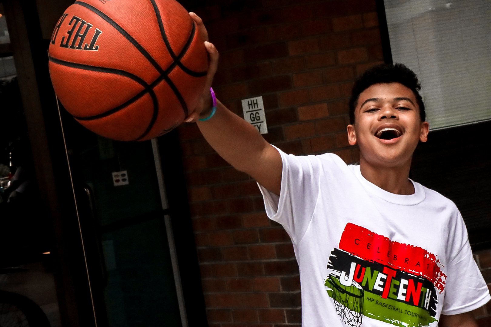   					  The  first annual Juneteenth Basketball game was held in the community  basketball courts on June 19th 2020. Kids who are raised in Manhattan  Plaza have a unique upbrining. "It's like growing up in an artist colony  and being raised by a co