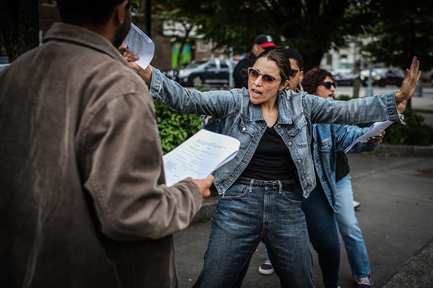 My heart is so full being back with the @radevolution Street Theatre Crew. I have been on hiatus for a few months to take care of some health issues and finish a number of theatre projects. I&rsquo;ve missed &ldquo;the crew.&rdquo; 

These images are
